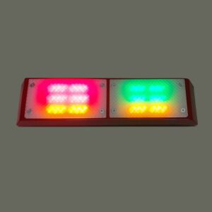 Bloc feu Rouge /orange/vert sur support